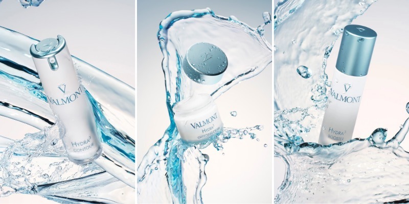 Valmont 3D雲萃活水系列眼部精華、盈潤霜與保濕精華